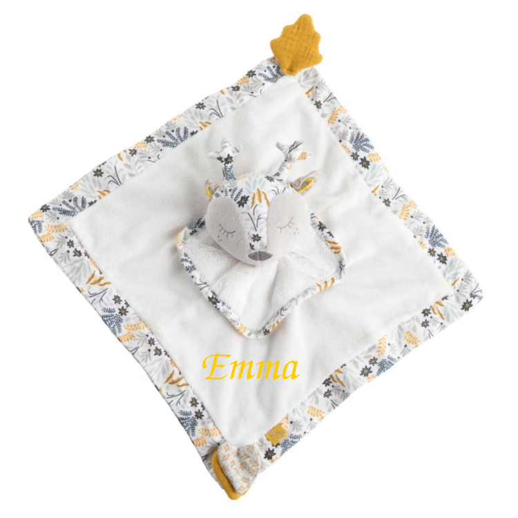  - promenons nous - comforter deer white 30 cm 